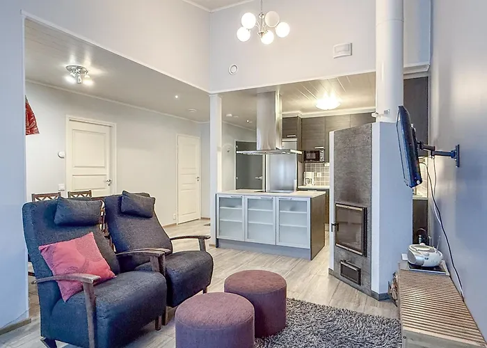 דירה Kotomaenty 2, Luonnonrauhaa Rukalla - Sauna, Wifi, Sisaeltaeae Siivouksen *